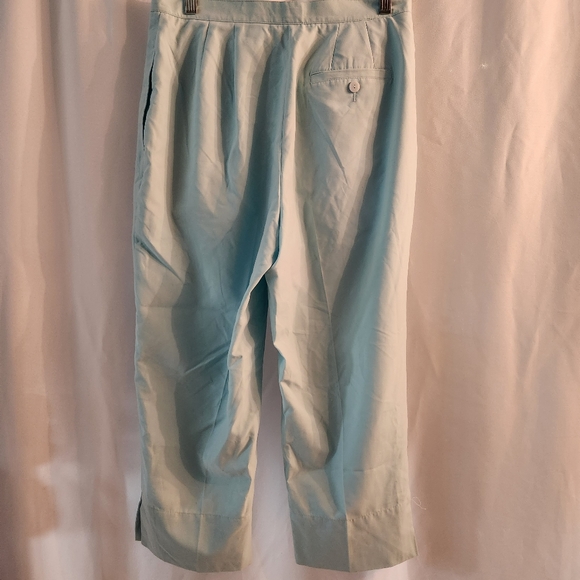 Liz Golf Pants Women’s Size 10 Baby Blue Golf Pants Cropped Anissa - Picture 2 of 8